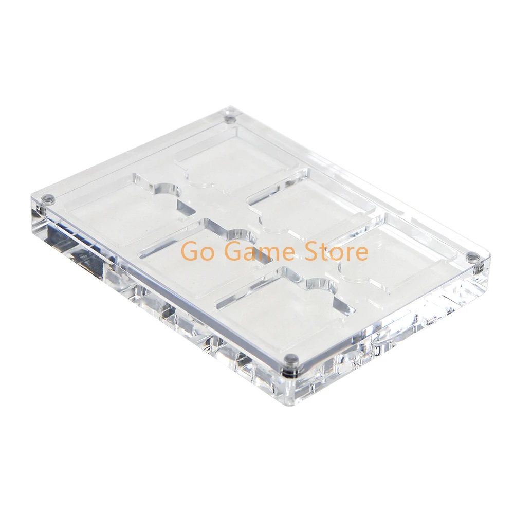 1 Buah Casing Kartrid Kartu Permainan Akrilik Transparansi Tinggi Penutup Magnetik untuk Kotak Penyimpanan Nintendo 3DS NDS