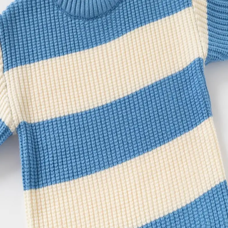 الأولاد مخطط البلوزات الخريف الاطفال فضفاض البلوز موضة البلوز جديد الأطفال الدافئة قاع في سن المراهقة محبوك الملابس