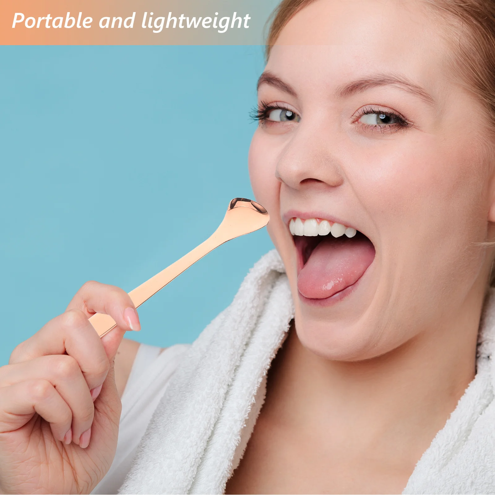 Прочный скребок для языка из нержавеющей стали, инструмент для ухода за полостью рта для взрослых, унисекс, металлическая щетка для чистки языка для свежего дыхания