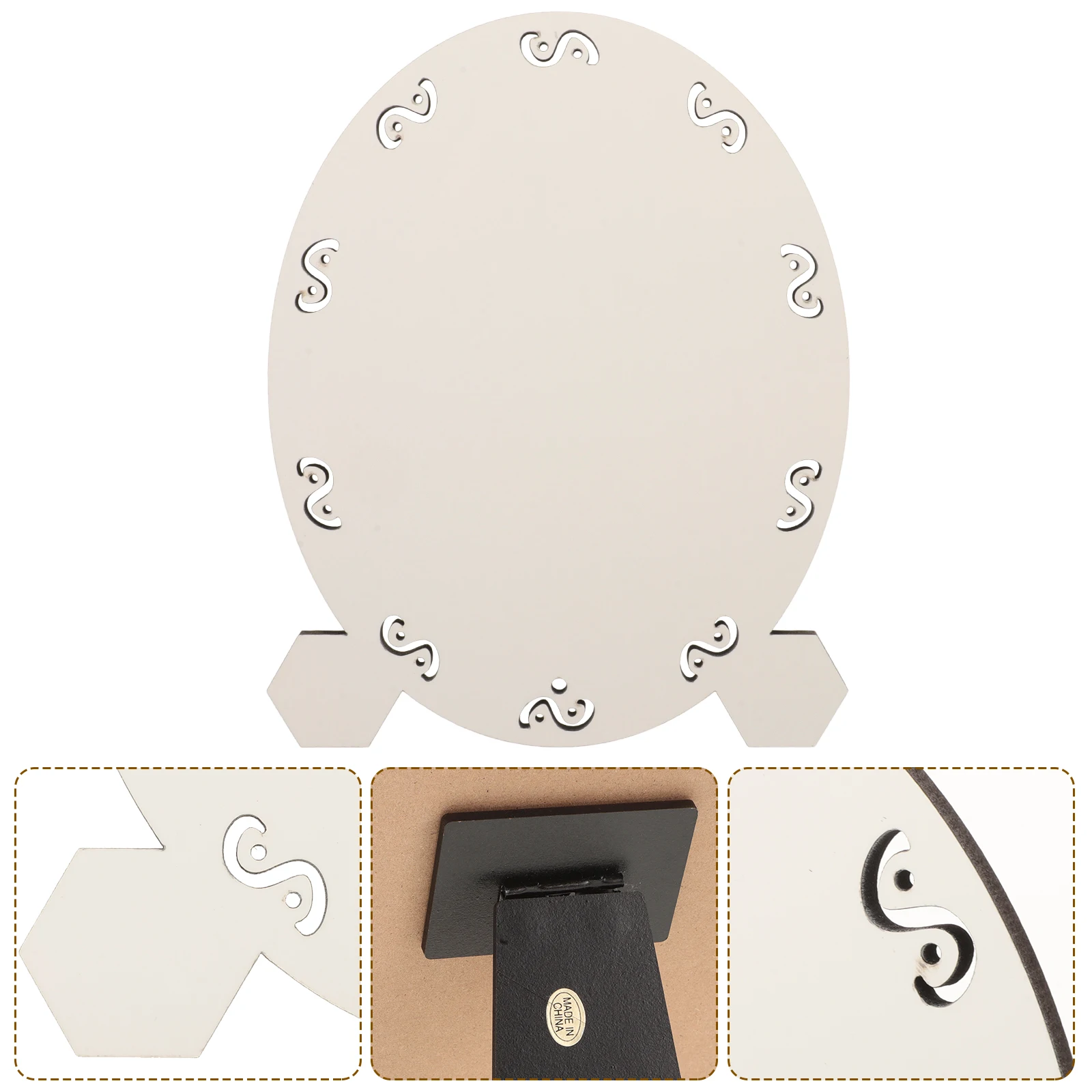

Home Decor Thermal Transfer Wood Board Painting Consumables Diy Frame Picture Centerpieces Household White Photo Blank