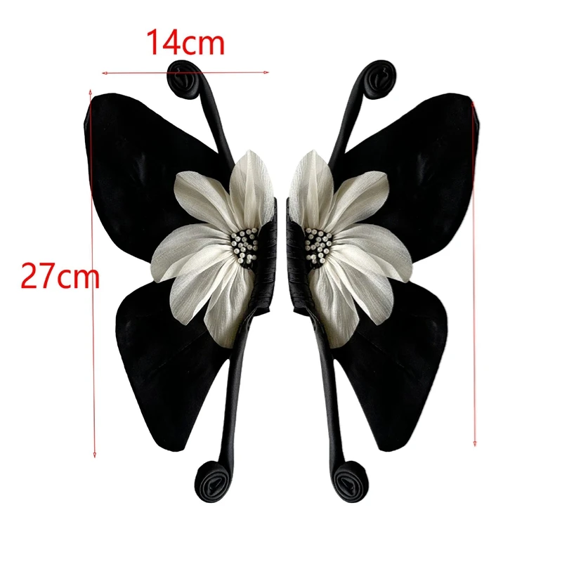 Butterfly patchwork sewing pearl embroidery patch DIY clothing skirt sewing accessories