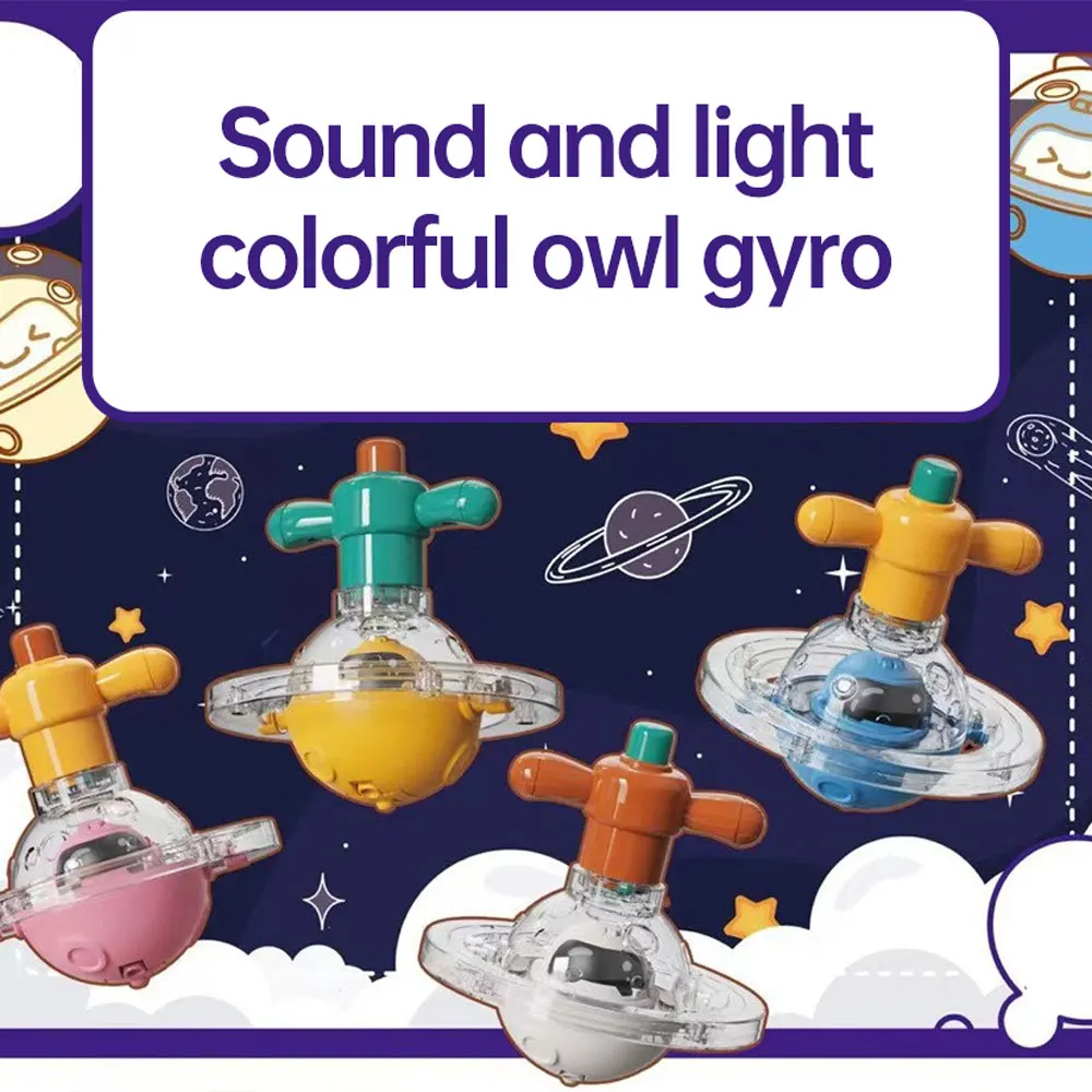 Espaço interativo multifuncional temático brinquedos para crianças, luzes coloridas, forma bonito, música fresca suave, giroscópio portátil