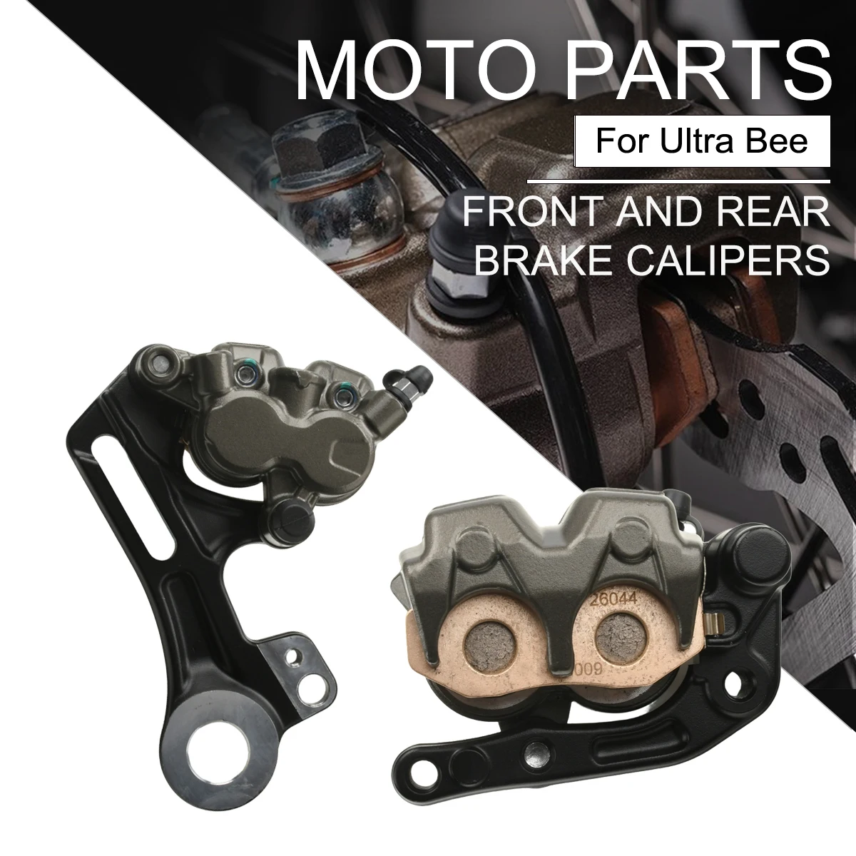 Electric Motorcycle Front and Rear Brake Caliper Assembly For Surron Ultra Bee Brake Caliper Replacement Accessories