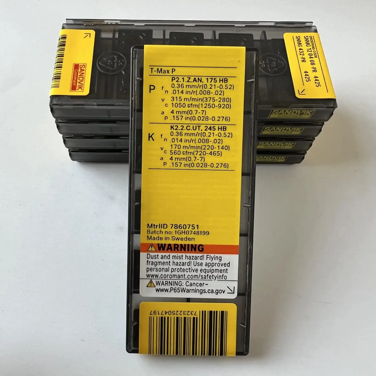 الأصلي SANDVIK / SNMG120408-PR 4425 / أداة شفرة سبائك الصلب 10 قطعة #3