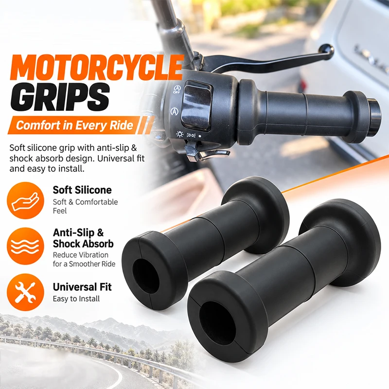 22mm Motorcycle Handlebar Grips FOR RE HIMALAYAN 450 452 Himalayan450 Guerrilla450 Scram411 Hunter350 Classic Bullet Meteor 350