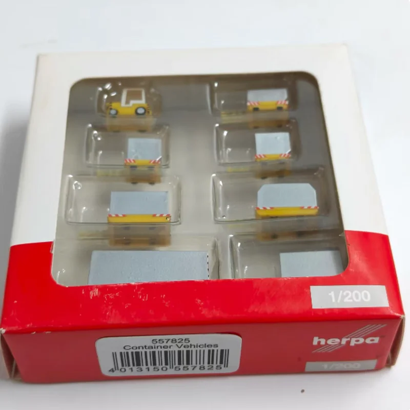 

Herpa масштаб 1:200 557825, аэропорт, контейнер для обработки земли, модель прицепа, статическая коллекция, украшенные праздничные игрушки, сувенирный подарок