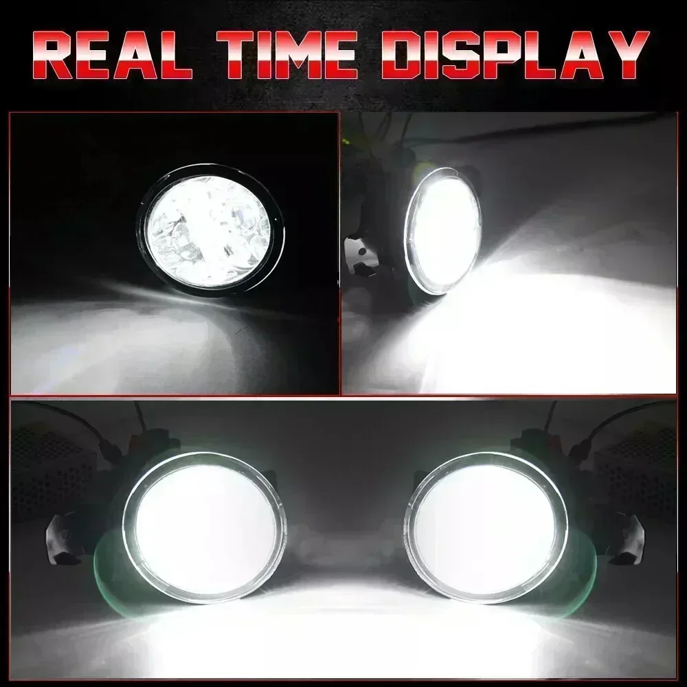 Upgrade Led Fog Lights DRL for Nissan Sentra B15 2005 2006 PTF Head Lamp Daytime Running Light Car Accessories Left and Right