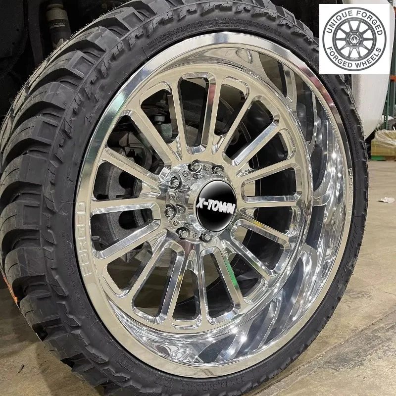 26 Style 8x165.1 6x139.7 8x170 8x180 20x12 22X12 26x16 24x14 24X12 Chrome Alloy Wheel Truck Forged Wheels For Ford F150 For Chev