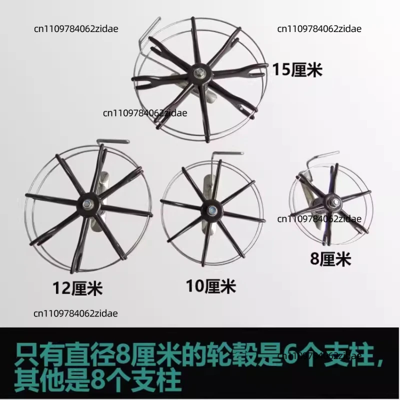 For Stainless Steel Guard Ring, Eight-way Wheel, Hand-pulled Dial, Hand-cranked Fishing Reel