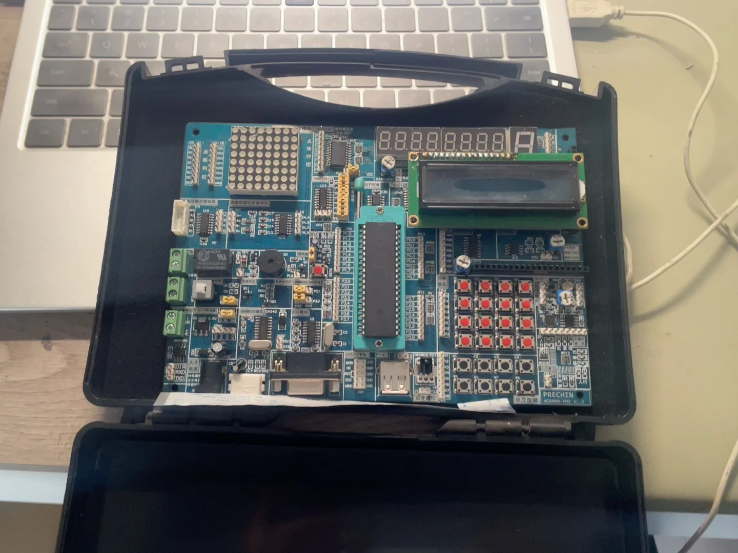 51 MCU Development Board STC89C52RC 8051 MCS51 Microcontroller Learning Experiment Board C51 Programming Starter Kit For