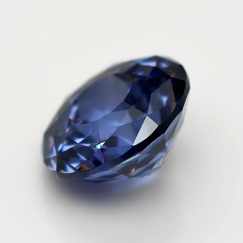 New Tanzanite 8.0mm Astral Cut Cubic Zirconia Stones Loose Gemstone for Jewelry Making