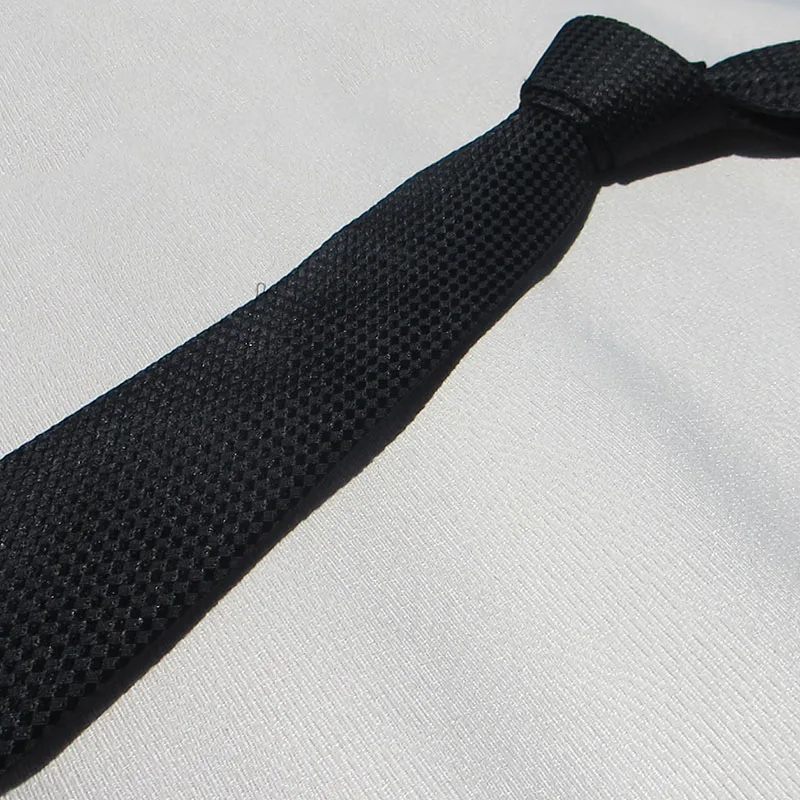 ربطات عنق رجال الأعمال باللون الأسود 100% ربطة عنق حريرية حقيقية عالية الجودة موضة ربطات العنق الرسمية لحفلات الزفاف طويلة كاجوال Cravate #3