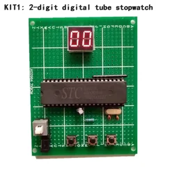 Electronic Stopwatch Timer Multi-function Digital Countdown Diy Electronic Kit Based on 51 Single Chip Microcomputer Design