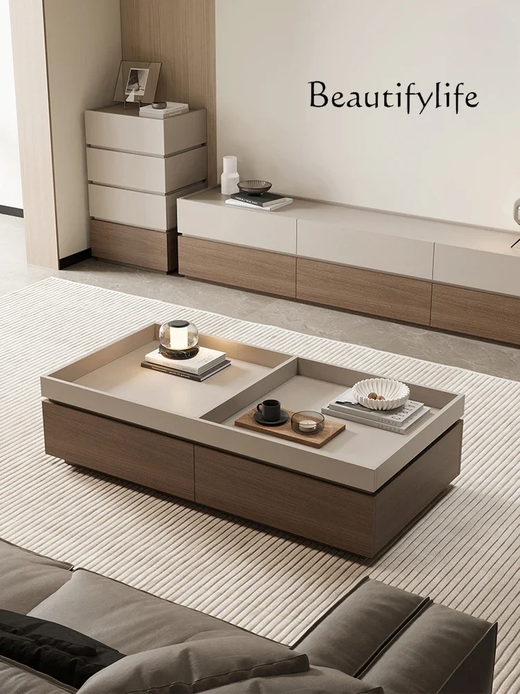 

Simple Coffee Table Living Room Home Creative Sofa Side Cabinet Home Small Tea Table Modern Light Luxury High Sense