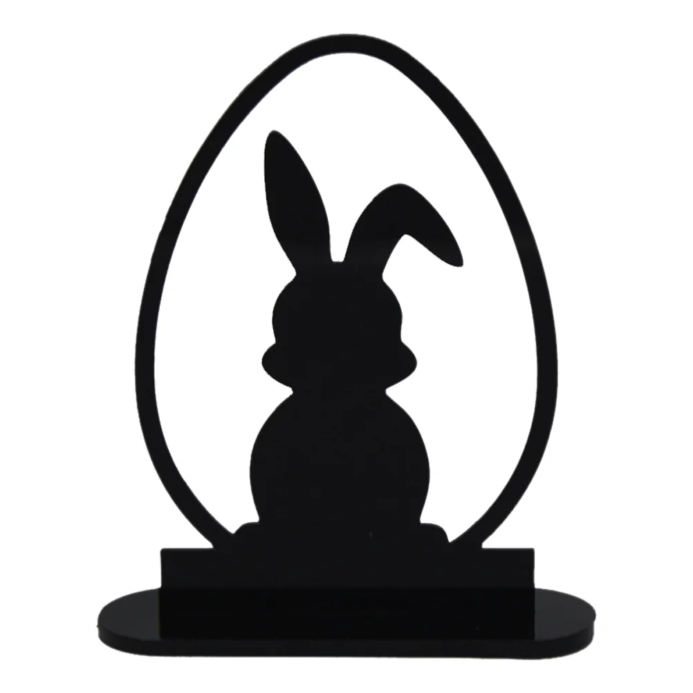 

Adorable Acrylic Bunny Table Sign Easter Decoration Desktop Ornament Festive Home Decor Craft Easter Decorations