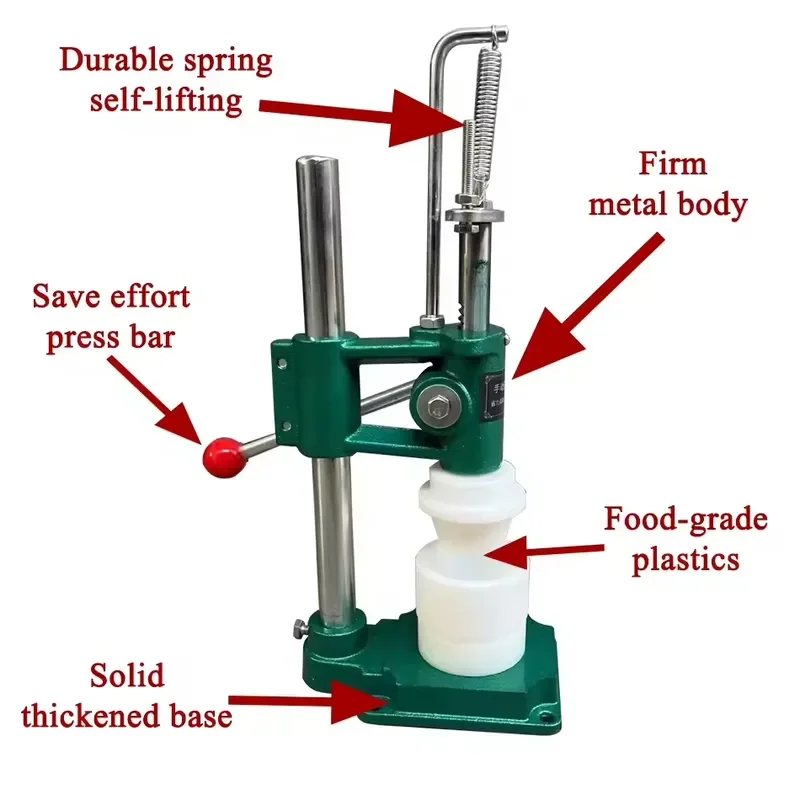 Manual Egg Tart Skin Molding Machine Pastry Maker for Uniform Cupcake Cream Shells Lightweight Kitchen Tool for Home