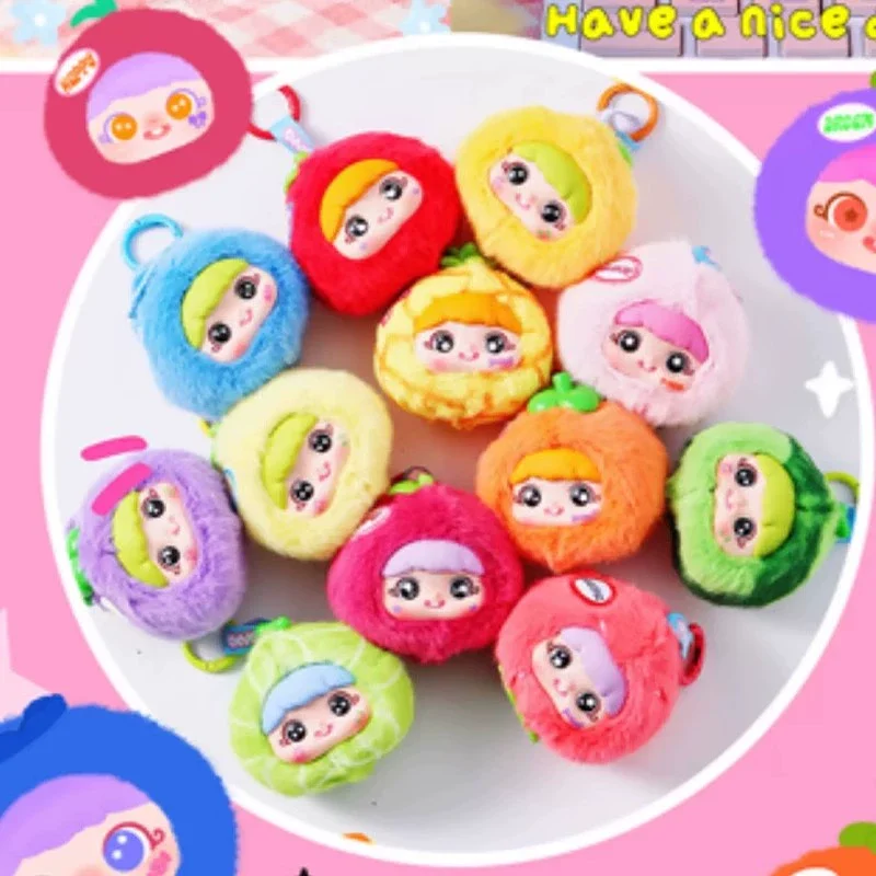 

New Baby Three Yaya Fun Fruit Series Pendant Vinyl Blind Box Kawaii Decorations Surprise Box Collectible Child Toy Birthday Gift
