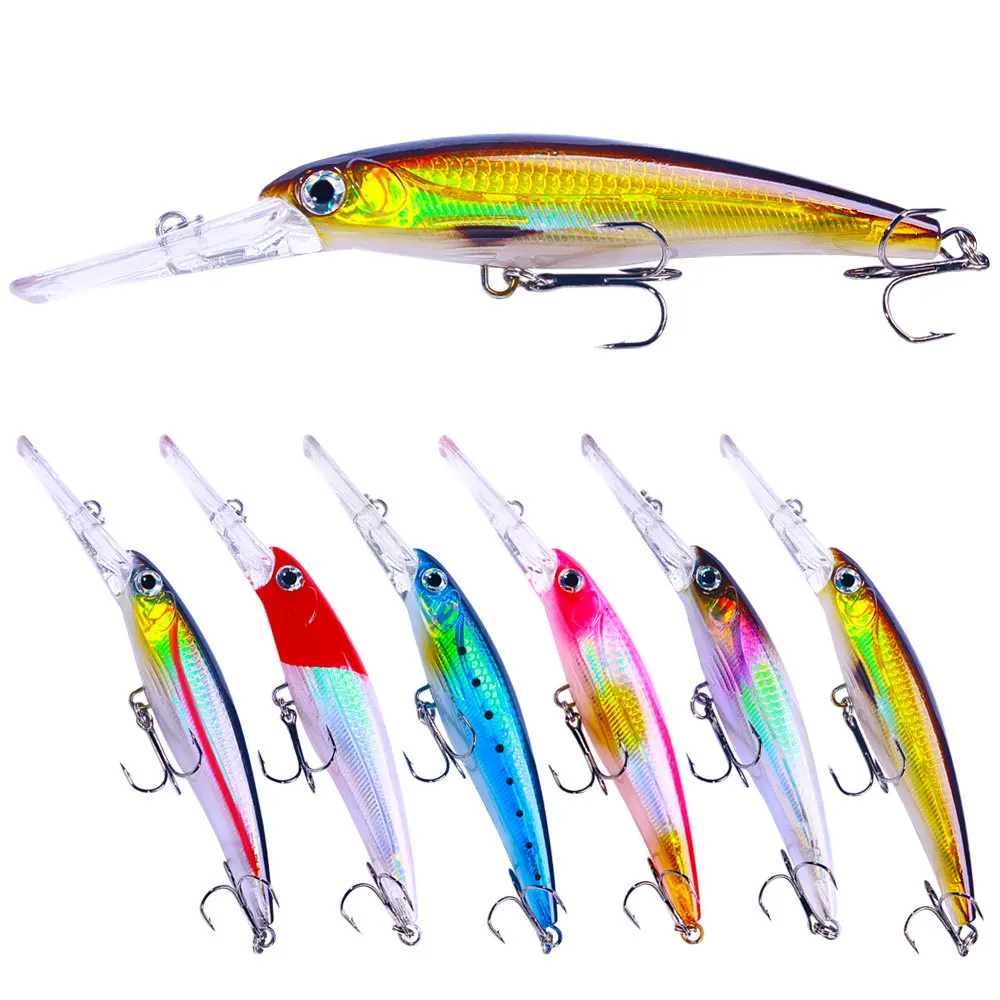 17cm 30g Fishing Lure Deep Diving Minnow isca artificial Big Bait Wobblers Tackle Pesca Pike Walleye Wahoo Sea Fishing GT Tuna