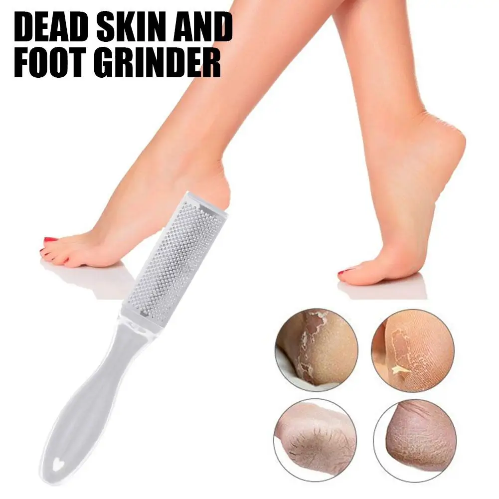 

Hard Dead Skin Remove Plastic Transparent Foot Rasp Pedicure Callus Tool Scrubber Exfoliating Grater Tools File O3F7