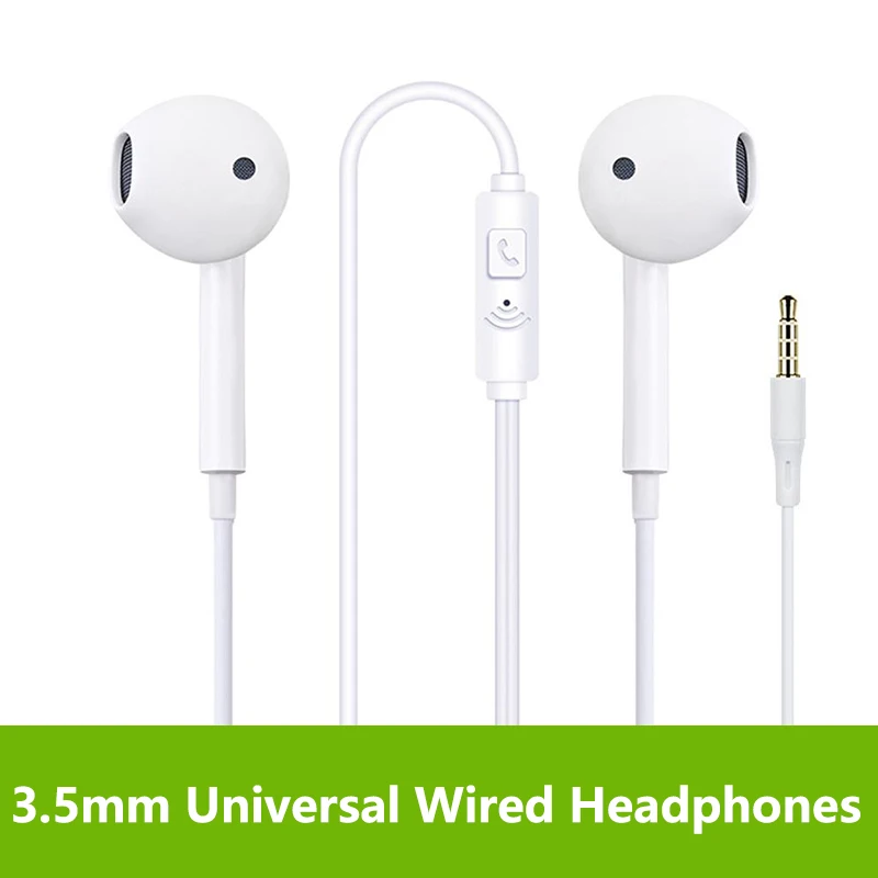 Universal 3.5mm Wire In-Ear Headphones Bass Stereo Sports Earphone Music Headset With Microphone for Samsung Huawei iPhone 6 5