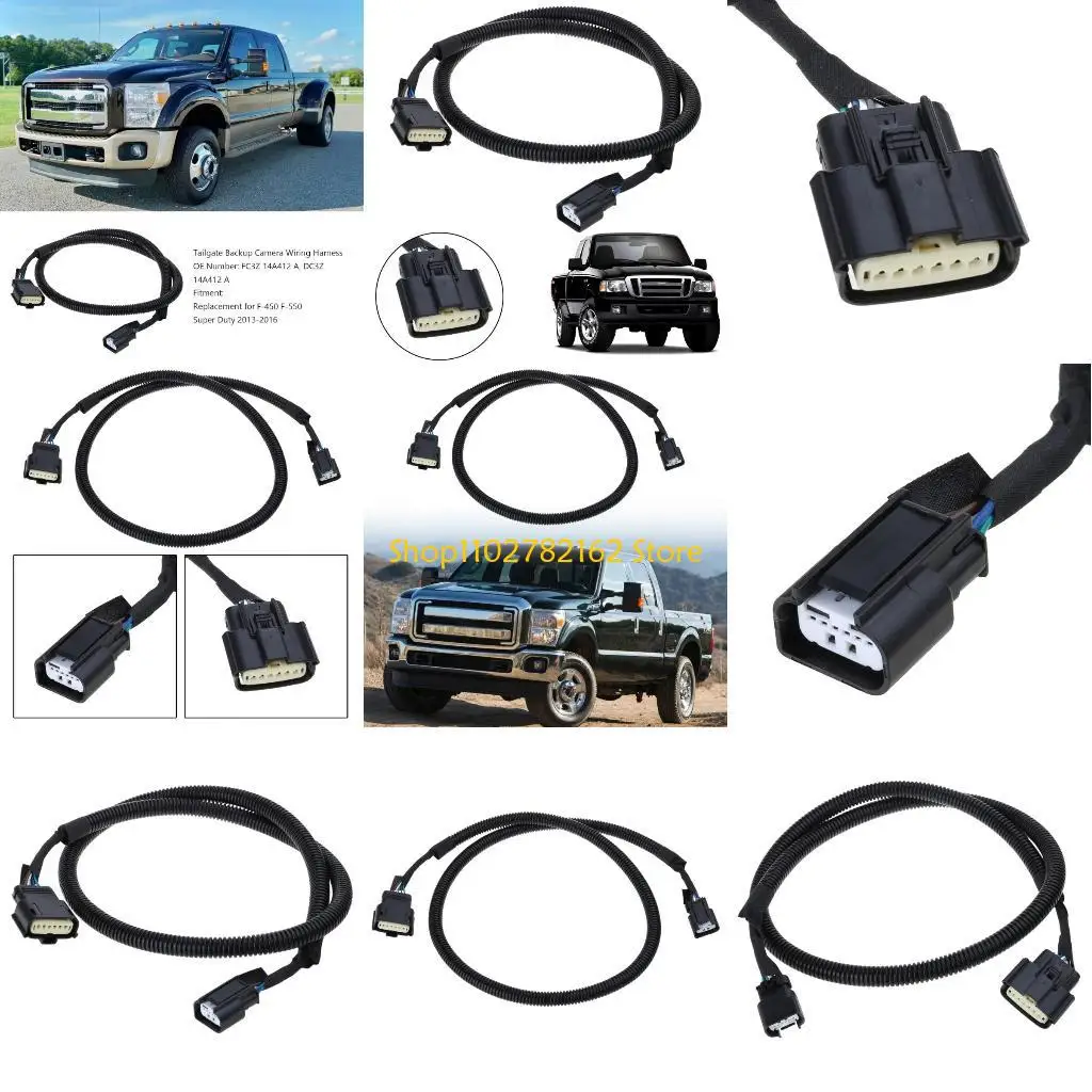 

547B Replacement Reverse Rear View Camera Wire Tailgate Back Up Camera Harness