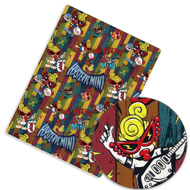 Cartoon hot DIY hand sewn patchwork quilted baby dress home piece 140cm printed cute sewn children's fabric