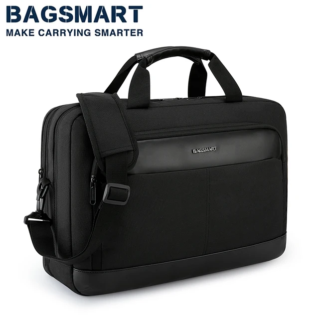 Pokrowiec na laptopa BAGSMART futerał na ramię dla pro 14 15.6 17 18 cali Macbook Air ASUS Lenovo Dell Huawei torebka
