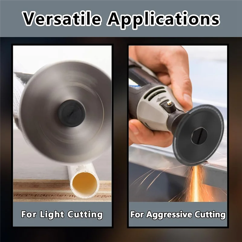 Cut-Off Wheel Mounting Mandrel 3/8 Inch & 1/4Inch Arbor Hole With 1/4Inch, Shaft Stem For Die Grinder Accessories, 3Pack