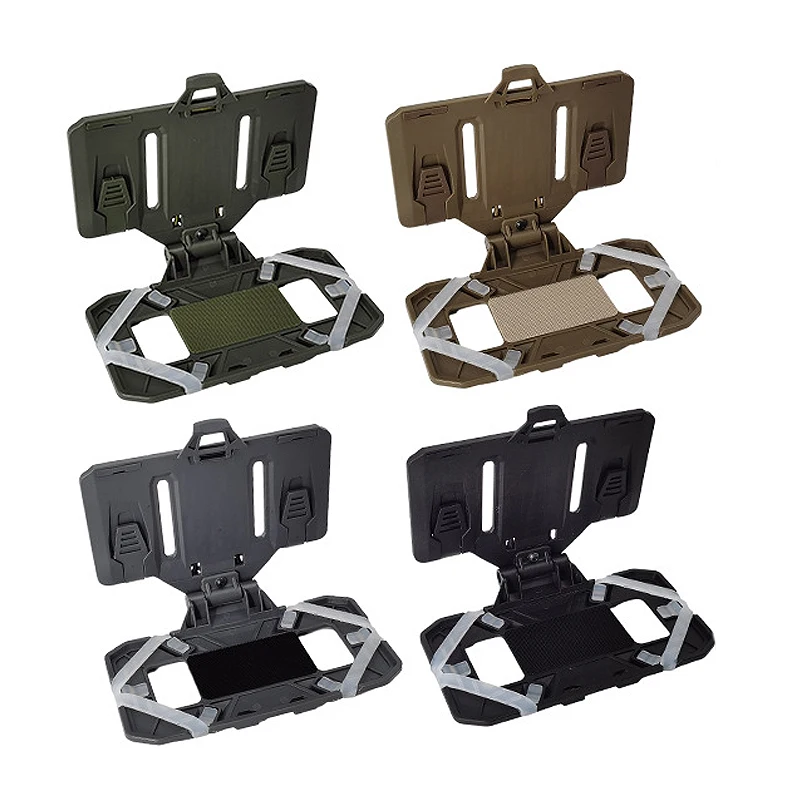 Tactical MOLLE Phone Holder, Folding Navigation Board, Cellphone Hold Gear, Airsoft Hunting Vest Accessories, Flip Lite