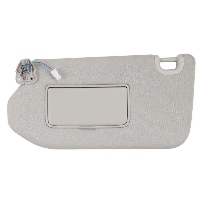 

Durable-Gray Sun Visor With Lamp For 2013-2018 Pathfinder, 2014-2017 Infiniti QX60 96400-9PB0A, 96401-9PB0A