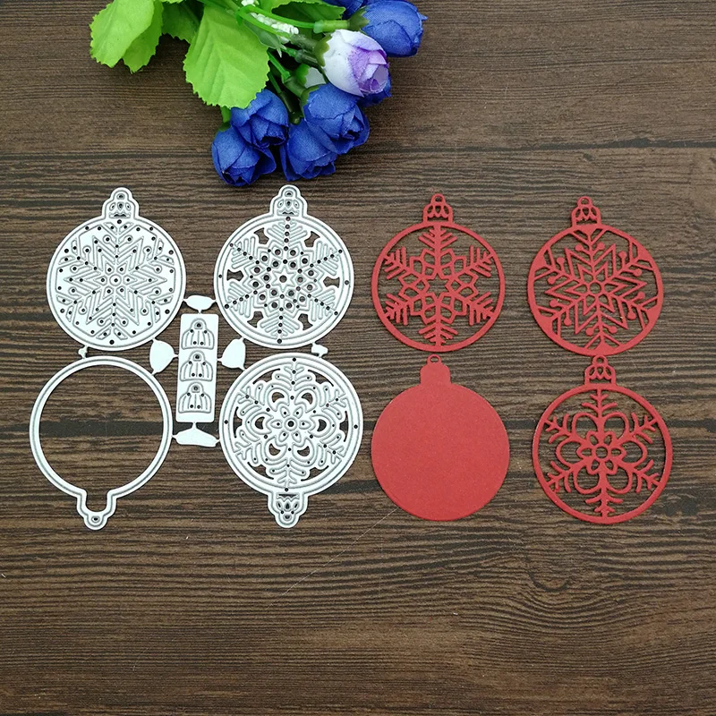 Christmas bell snowball Metal Cutting Dies For DIY Scrapbooking Album Embossing Paper Cards Decorative Crafts
