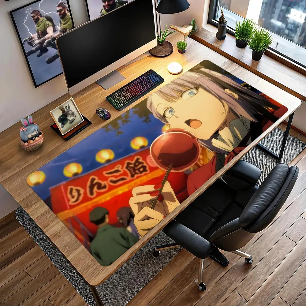 

Коврик для мыши Dagashi Kashi, большой игровой коврик, удлиненный коврик для стола, коврик для мыши в стиле аниме на заказ, коврик для мыши RUB, нескользящая поверхность