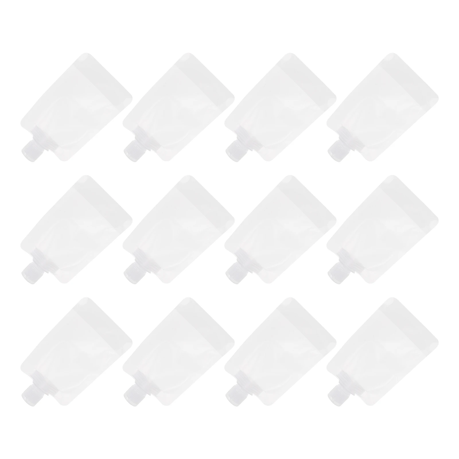 

12pcs Lotion Bags Travel Toiletry Portable Packaging Containers Refillable Cream Organizers Shampoo Pouches Storage