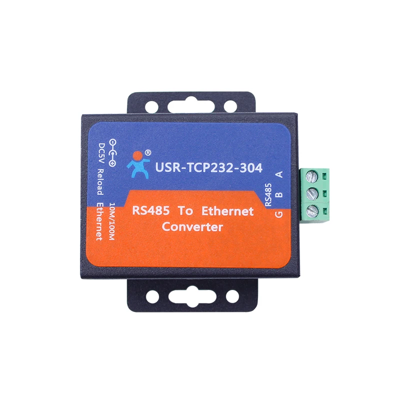 Serial Port Ethernet Converter para Automação Industrial, USR-TCP232-304, RS485, Suporte DHCP PDF