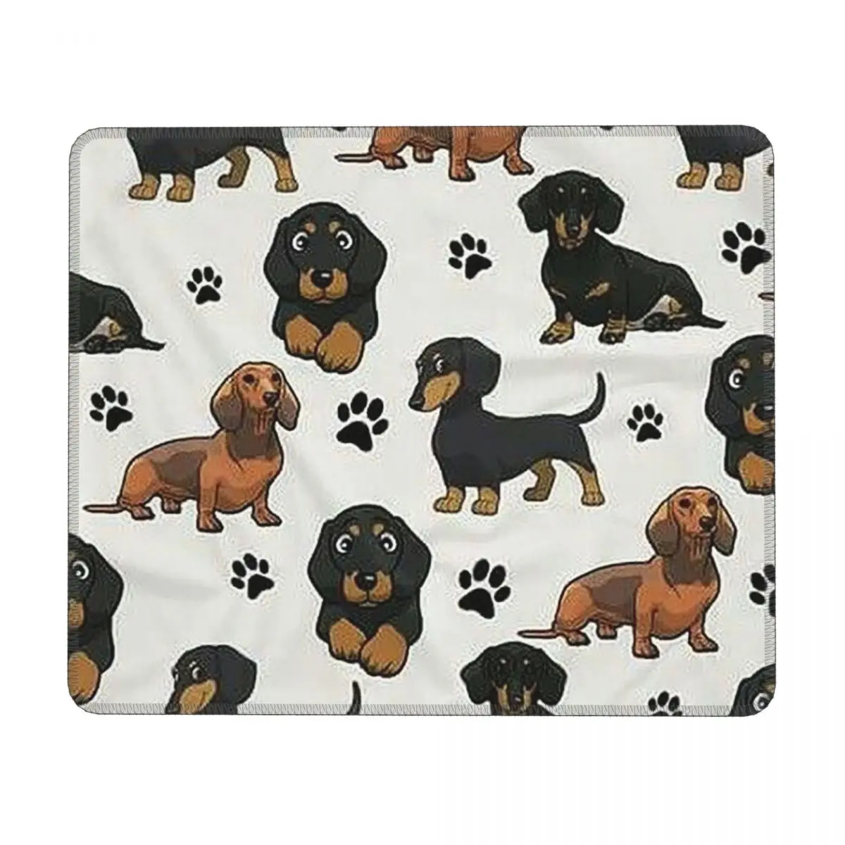 Dachshund Dog Cartoons Cute Multi-size Mouse Pad Computer Keyboard Mouse Mat Gamer PC Laptop Desk Mat Accessories Table Mats