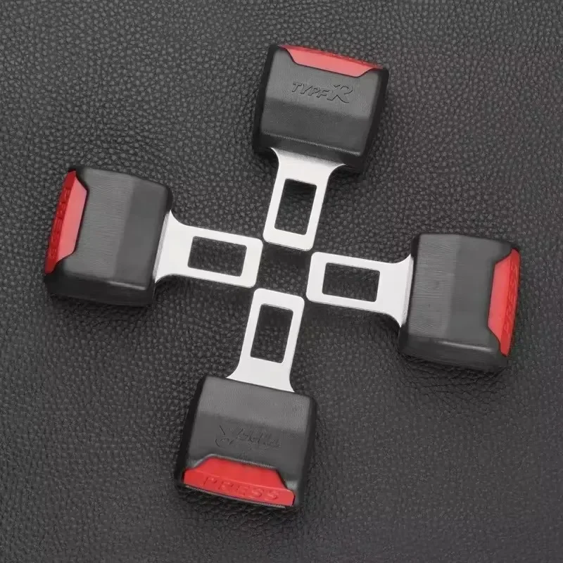1/2PCS Thickened Car Seat Belt Extender Safety Seatbelt Lock Buckle Plug Anti-Noise Socket Extender Car Accessories