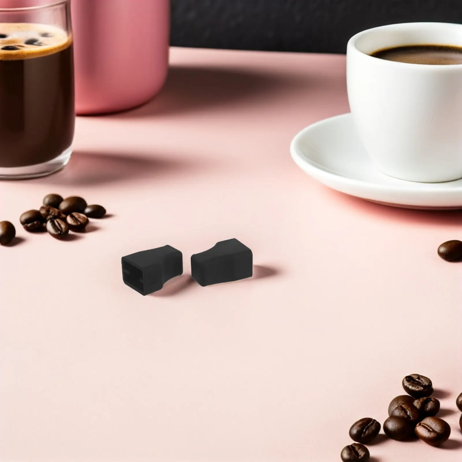 10Pcs Silicone Coffee Syrup Pump Covers Black Reusable Protective Caps Drip Prevention Universal Fit for Syrup Bottle Dispenser