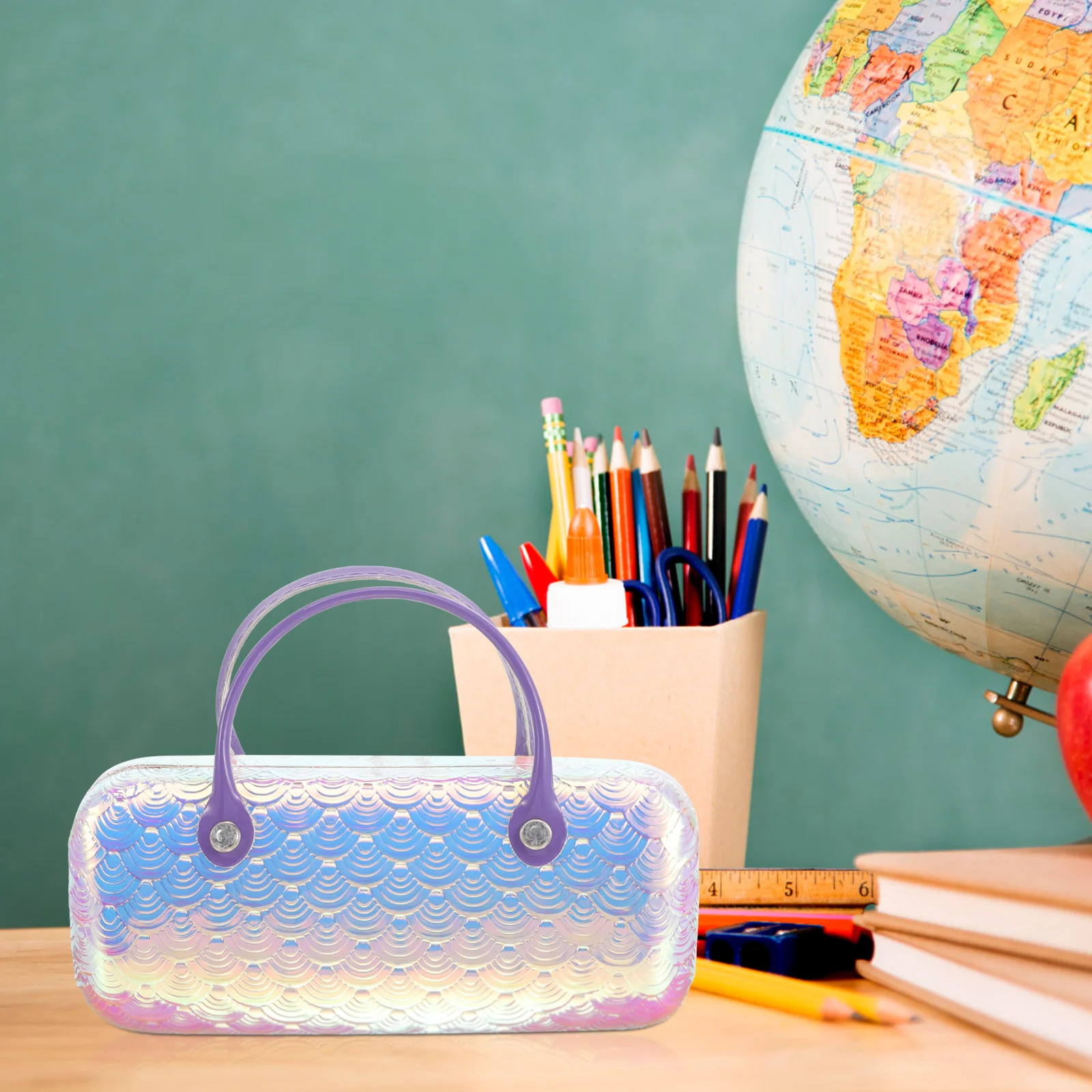 

Portable Sunglass Case Creative Eyeglasses Storage PU Handheld Multipurpose Glasses Holder Travel Organizer Sunglasses