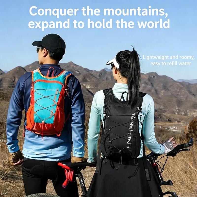 

Outdoor Reflective Hiking Backpack Lightweight Waterproof Cycling Running Traveling Bag Breathable Gym Hydration Sports Backpack