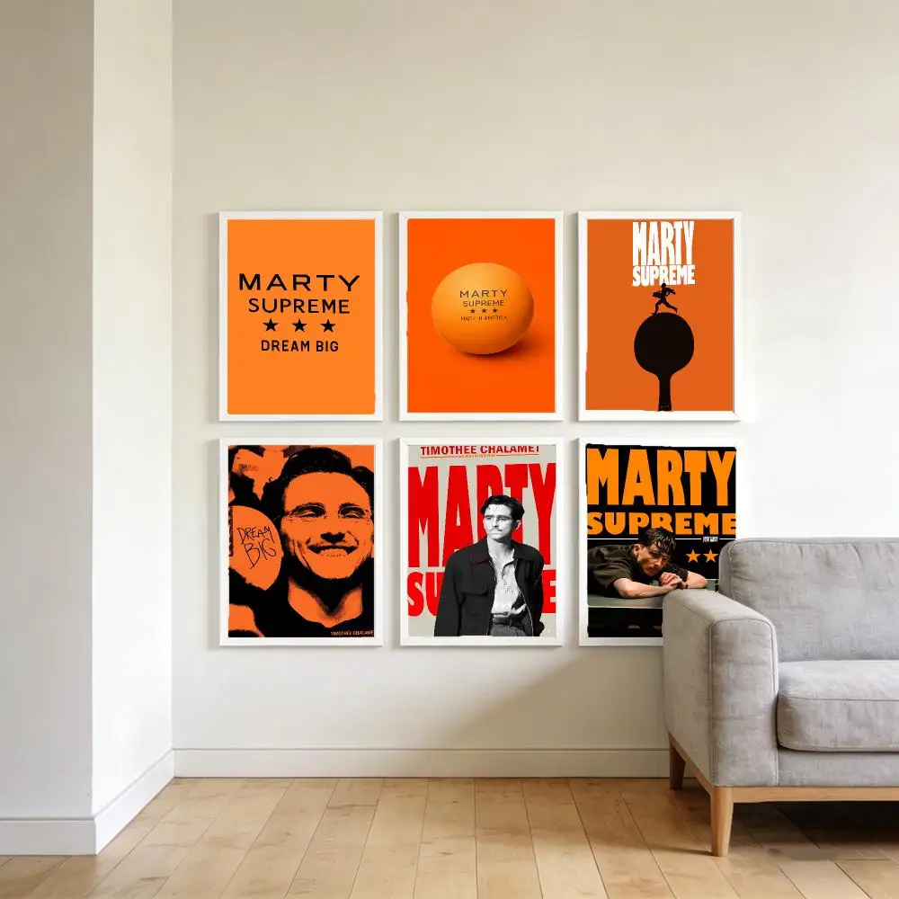 Street Fashion M-Marty Supreme Poster Elegant Home Artwork Collection & Trendy Interior Decor