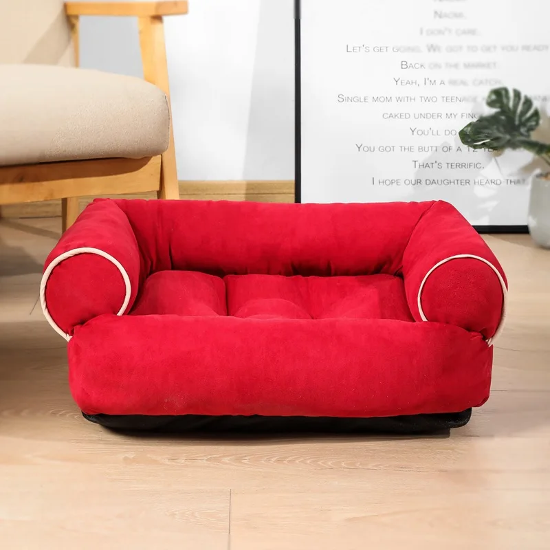 Dog Sofa Bed Sleeping Mat Pet Bed For Dog Cushion Pet Accessories Everything For Dogs Suitable For Autumn And Winter Deep Sleep