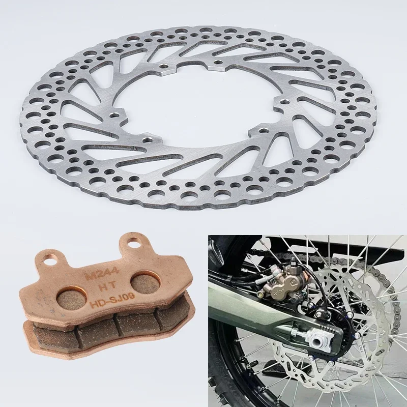 Original motorcycle wear-resistant front and rear brake discs and brake pads suitable for Surron Ultra Bee electric dirt bike