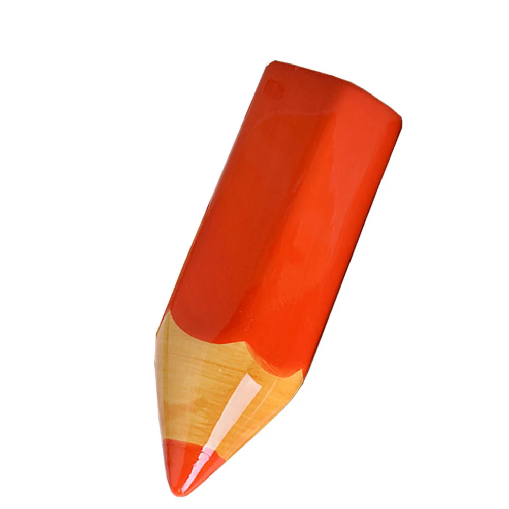 Ceramic Pencil Shaped Money Box Lovely Artwork for Desk Decor Birthday Present for Children Piggy Bank