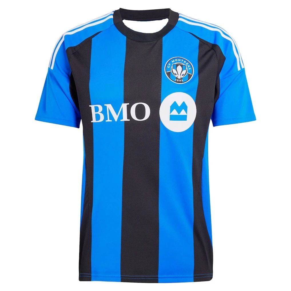 الرجال CF مونتريال الأزرق 2025 Montrreal جيرسي 100% القطن تي شيرتات قصيرة الاكمام طاقم الرقبة طباعة الترفيه الرياضة في الهواء الطلق ملابس علوية #2