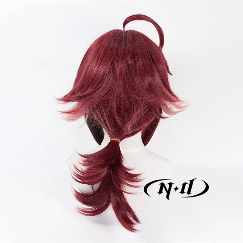 Nd shikanoin heizou cosplay perucas genshin impacto peruca cosplay perucas de cabelo sintético resistente ao calor para comic con coser festa