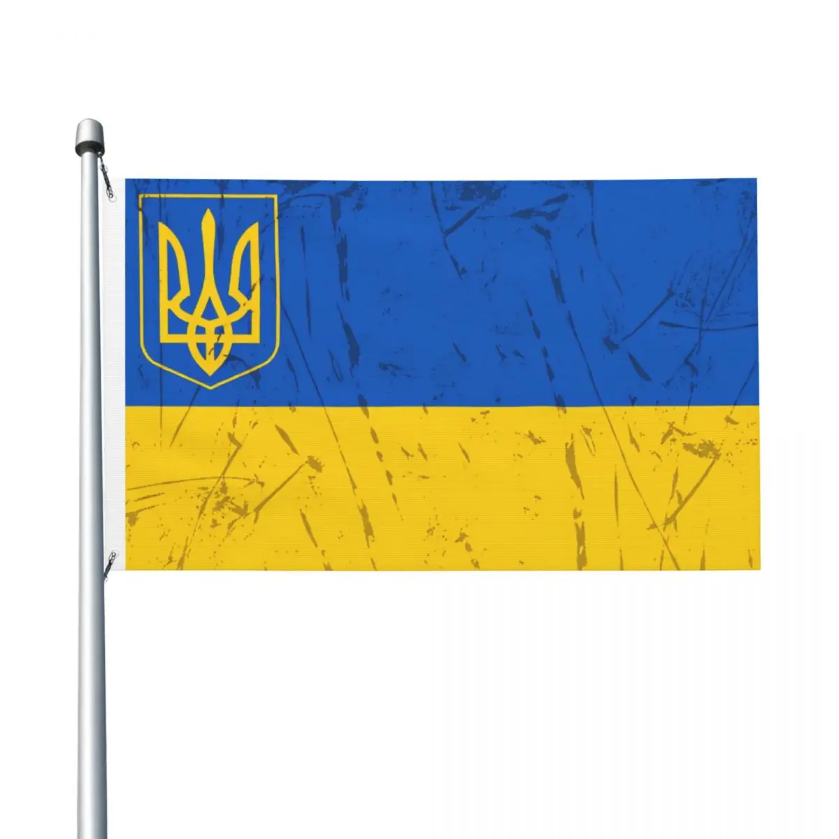 90X150cm Ukrainian Flag Flag with 2 Grommets for Hanging Banner Quality Graphic Flags For Indoor Outdoor Decor