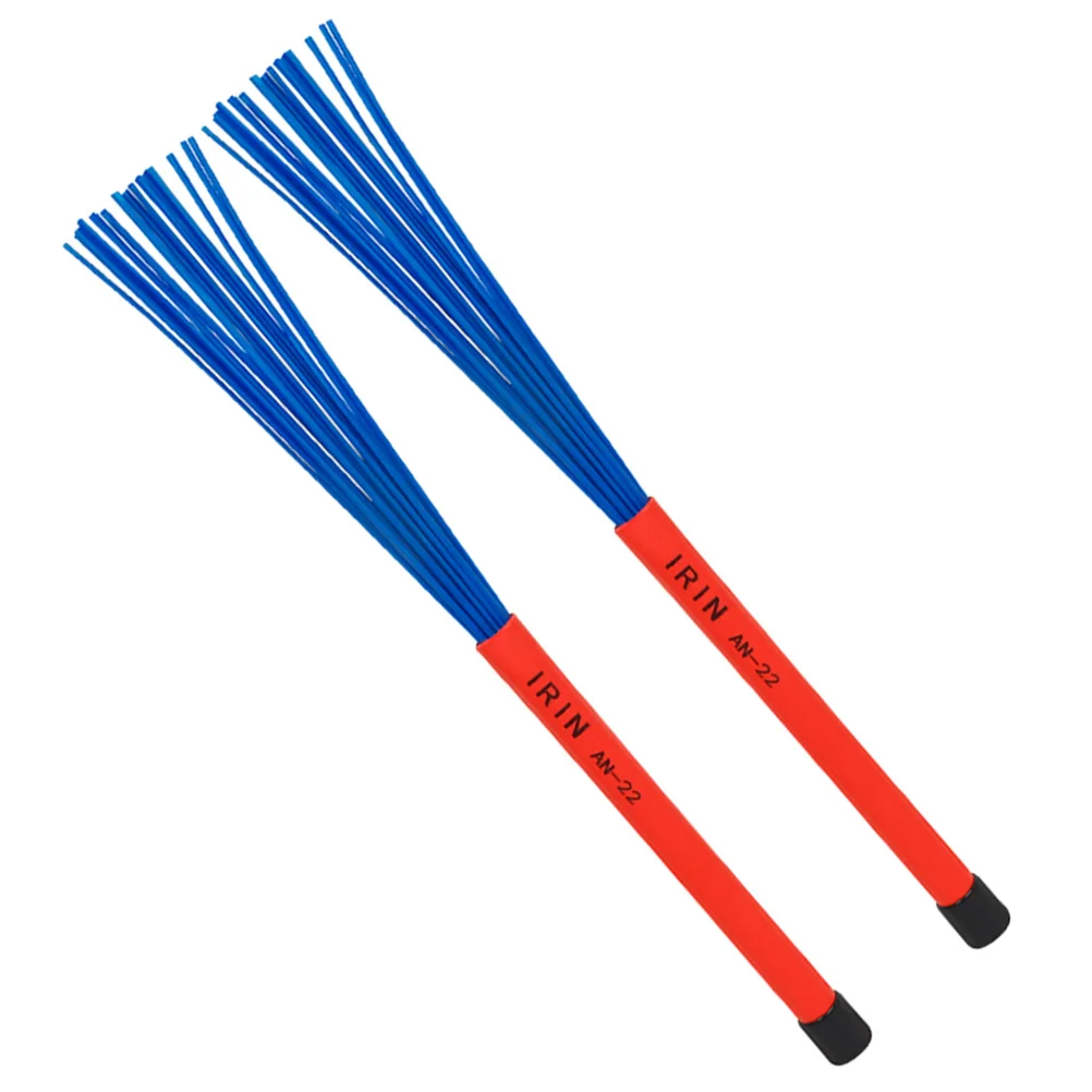 

Drum Brush Accessories Retractable Wire Brushes for Jazz Box Drum Steel Percussion Instrument Plastic Handle Non