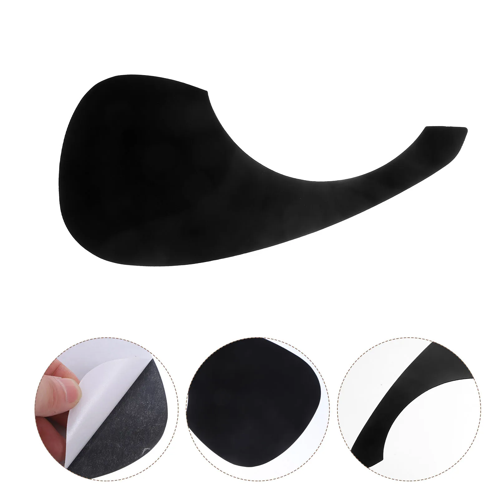 

1Pcs Guitar Pickguard Shield Durable Transparent Design Scratch Protection Plate Creative Shape for Acoustic Electric Guitar