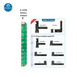 JC Battery Repair Flex Cable JCID V1SE V1S PRO Battery Tag on Flex Cable for iPhone SE 11 -15 PM Battery Warning Health Repair