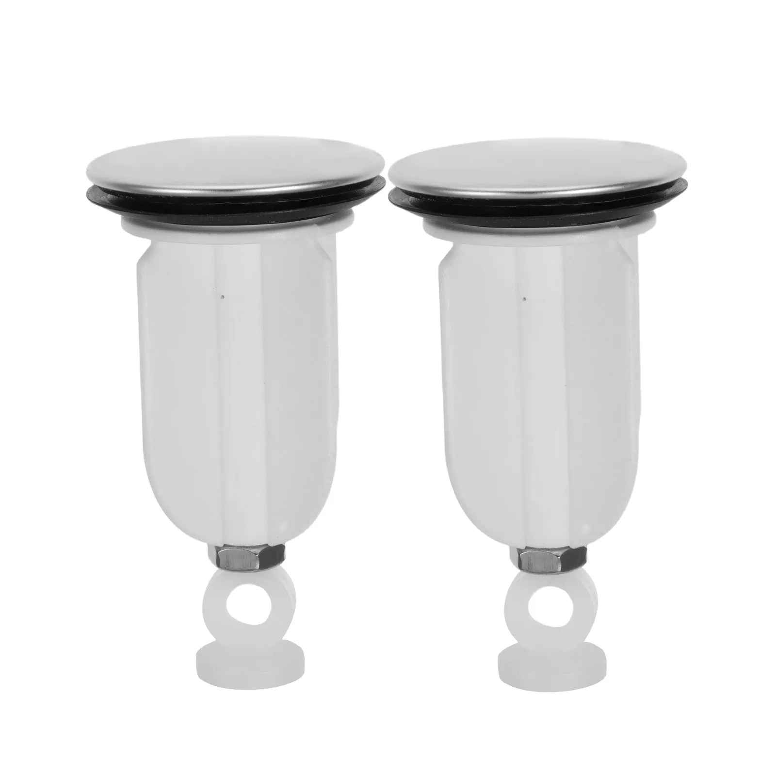 2 Pcs Plug Drain Stopper Bathroom Replacement Lavatory Sink Assembly Basin Push Pull Lift up Kit
